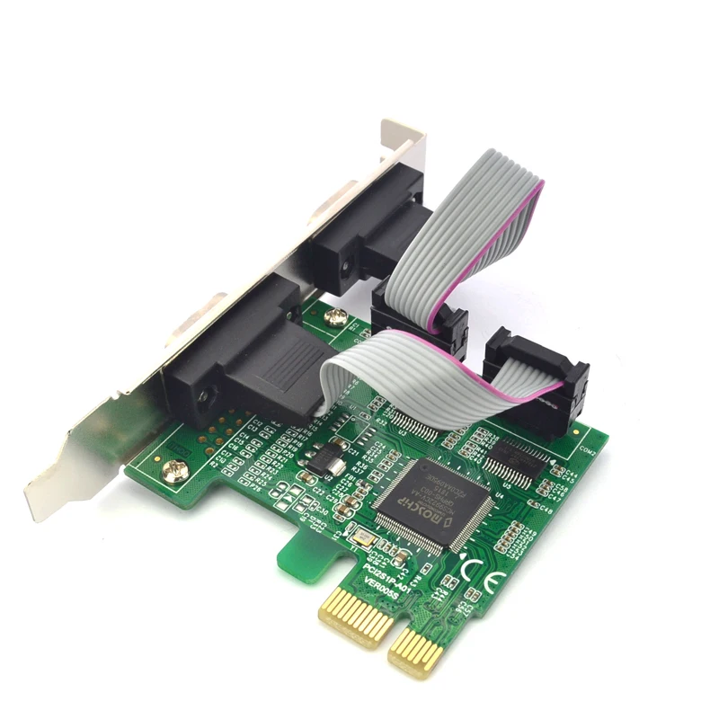 Адаптер PCI Express RS 232 1X компьютерные расширительные карты RS232 E X1 компоненты