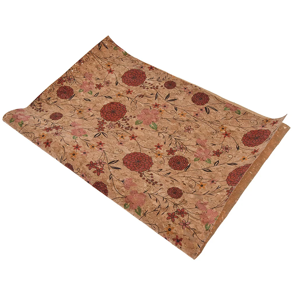 Lychee Life 42x30 см винтажный цветочный принт мягкая пробка из ткани, шитье ручной работы ткань для одежды лук сумки материалы для поделок DIY