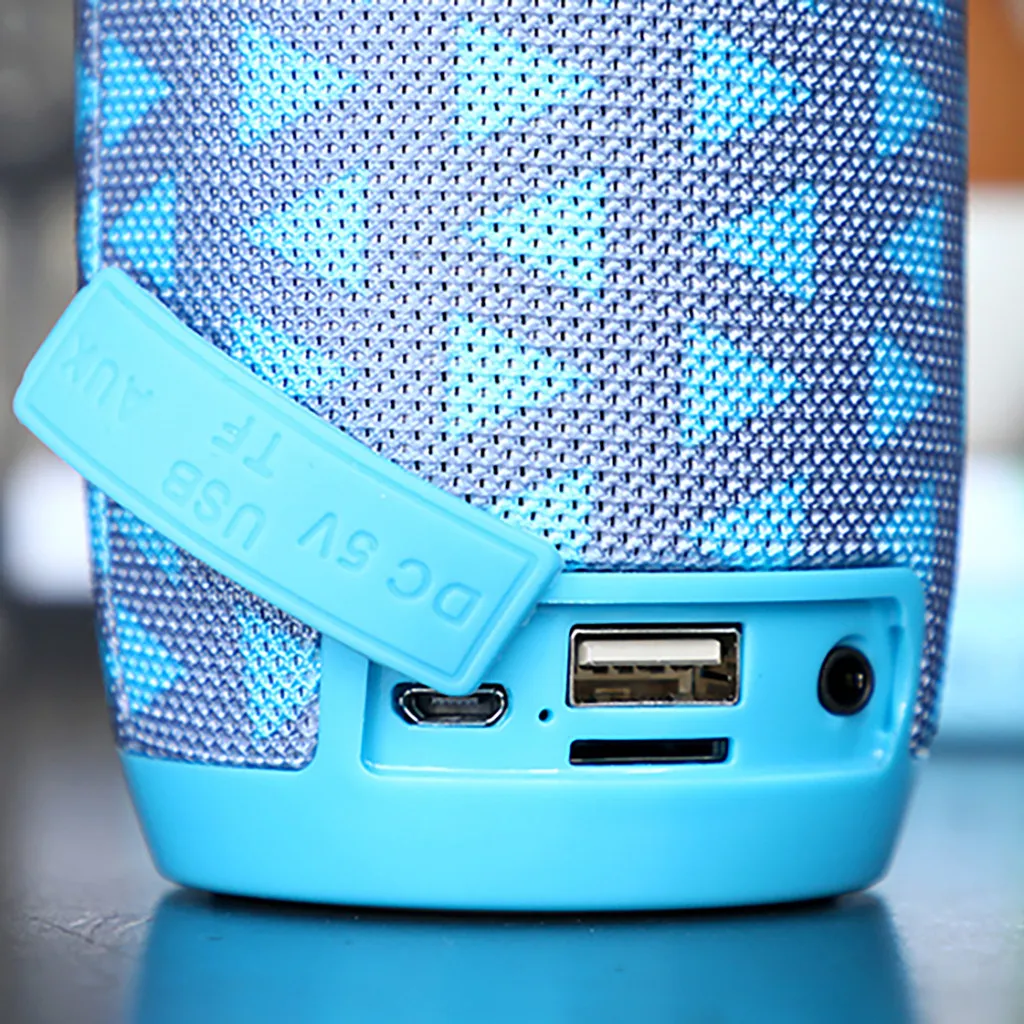 Портативный Bluetooth динамик водонепроницаемый открытый стерео бас USB/TF/FM радио