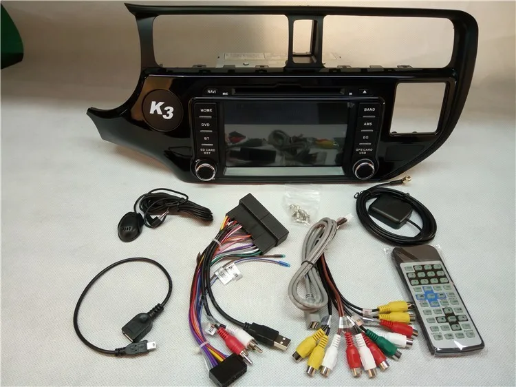 8 "автомобильный DVD плеер Авто Радио Стерео GPS навигация для KIA RIO K3 Pride 2012 2013 2014