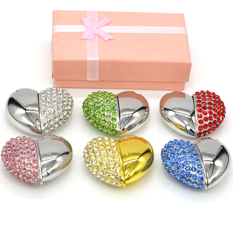 Real Capacity Lover's Gift Beautiful Heart USB Stick 4GB 8GB 16GB 32GB 64GB Pen Drive Flash Memory Disk 128 | Компьютеры и офис