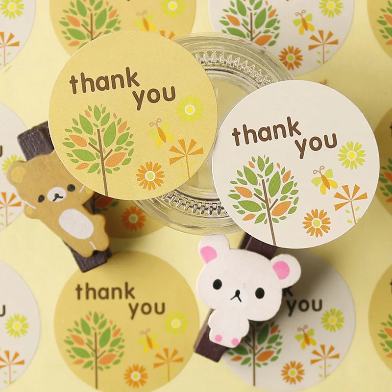 102 шт. самоклеящиеся наклейки с рисунком деревьев 3 5 см|sticker design|stickers thanksstickers thank you