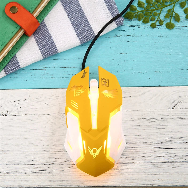 Проводная оптическая игровая мышь OW D.va 6 кнопок USB Компьютерная Мышь для игр Fortnite