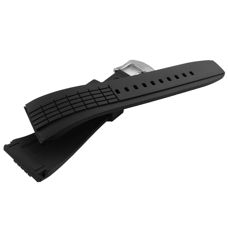 New High Quality rubber strap Black Diving Silicone Watchbands fit SNAE17 SRH013 SPC007J1 | Наручные часы