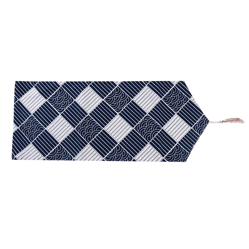 Новинка 2019 в японском стиле настольная дорожка из хлопка и льна винтажный