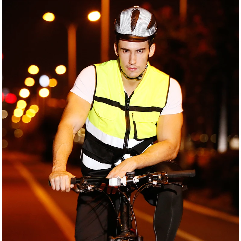Светоотражающий жилет мотоциклетная защитная куртка hi vis рабочая
