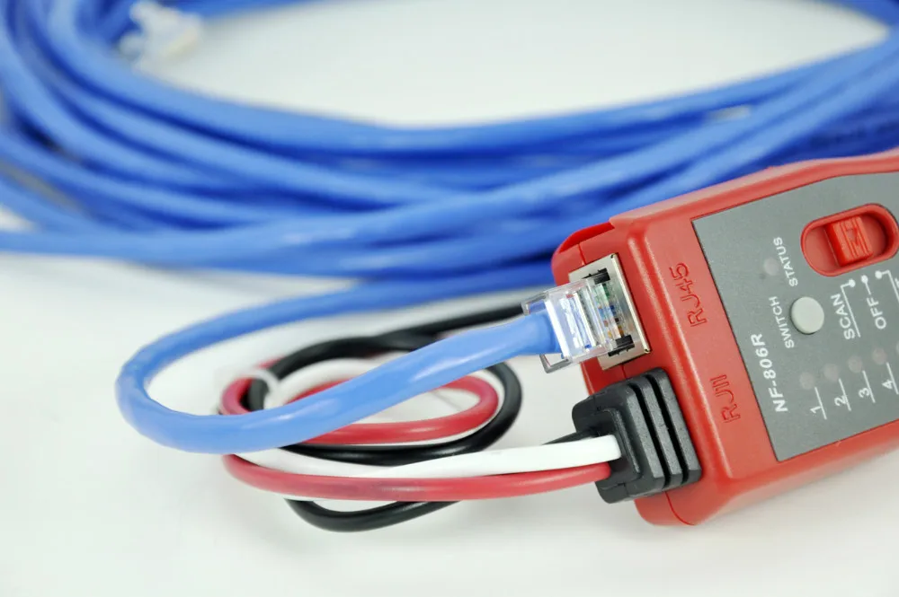 NOYAFA NF-806 tone генератор проверить и найти необходимые кабели среди стольких кабелей за один раз