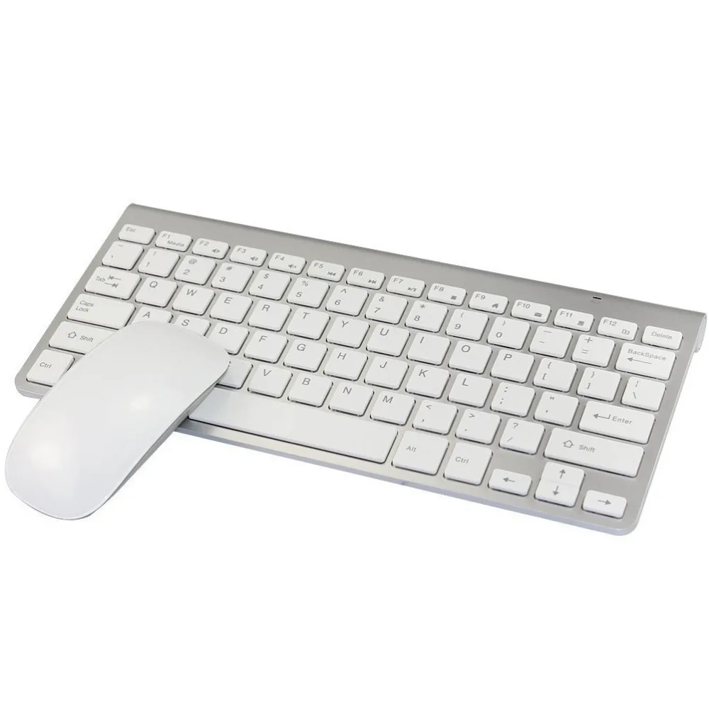 Русская клавиатура ультра тонких для Apple стиль шоколад беспроводные клавиатуру и