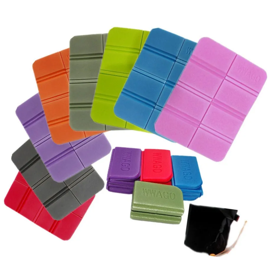 Мягкий водонепроницаемый двойной складной матрас для кемпинга походов