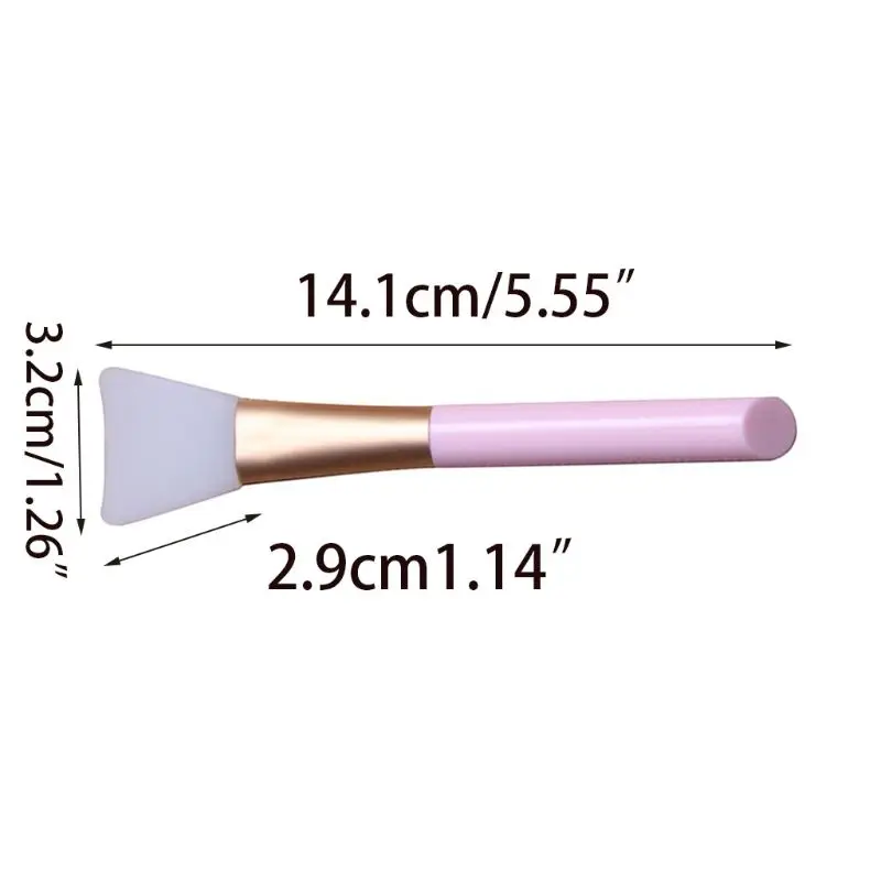 Силиконовая маска для лица конфетного цвета щетка гибкий аппликатор лосьон тела