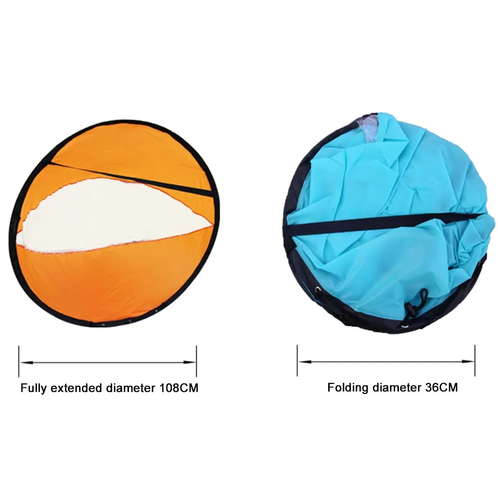 Складная лодка каяк ветряная Sup Paddle Boats с прозрачным окном расширенный диаметр 108