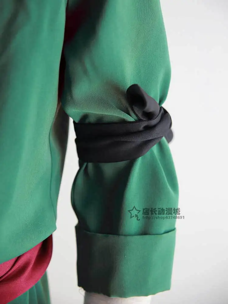 

Anime ONE PIECE Roronoa Zoro Cosplay Costume Animation Coat 5 in 1 set