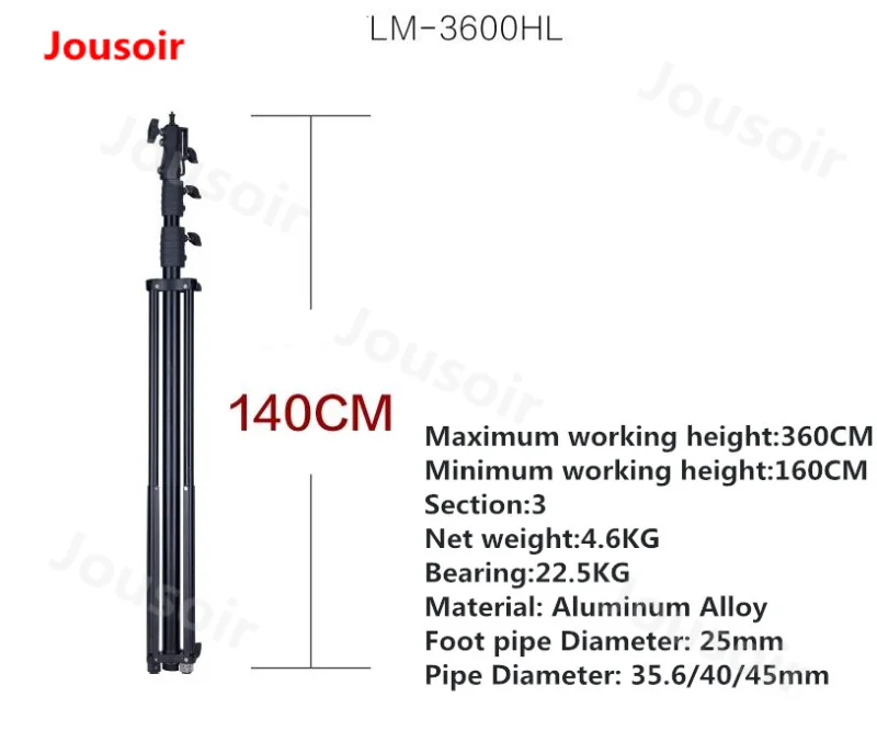 Falconeyes 3 6 м LM-3600HL кроссовки на воздушной подушке тяжелый светильник стенд