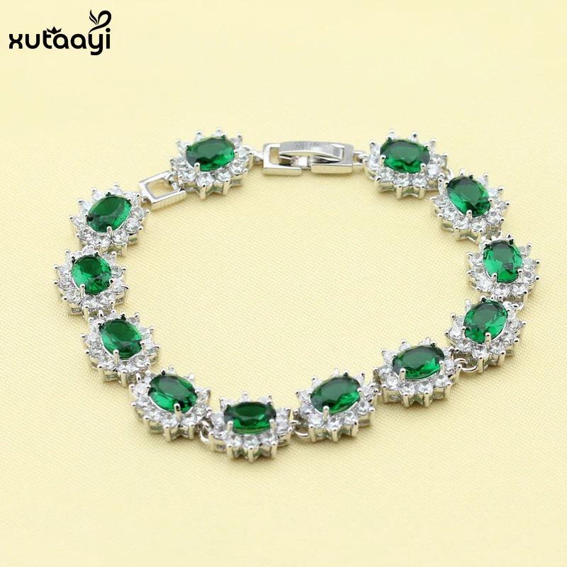 Комплект из колье серёг и браслета серебра 925 пробы|jewelry sets for women|silver jewelry setsterling