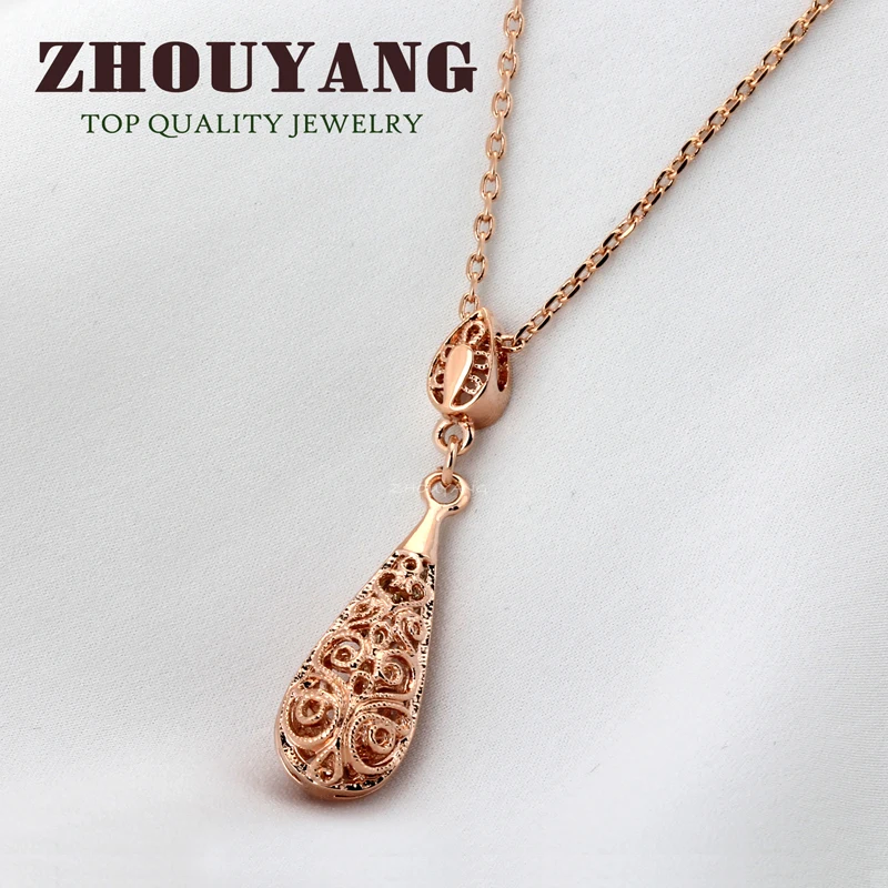 Высшее качество классическое ожерелье с вырезами в форме капли воды цвет