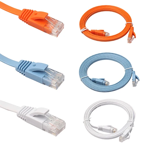 Новое поступление 0 5 15 м скорость CAT6 гигабитный Ethernet сетевой LAN кабель плоский