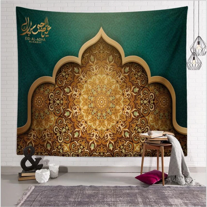 Festive Vintage Ramada Moon Holiday Gift Decoration Tapestry Wall Hanging Beach Towel Blanket Shawl Home | Дом и сад