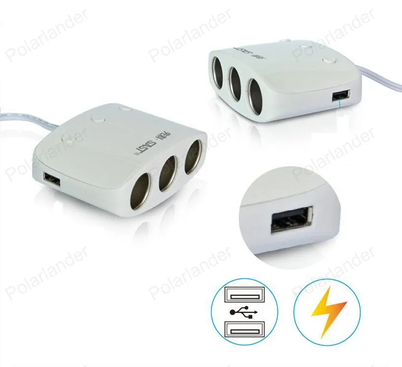 12 В 2 порта мини USB 1.0A 2.1A квадратное автомобильное зарядное устройство авто