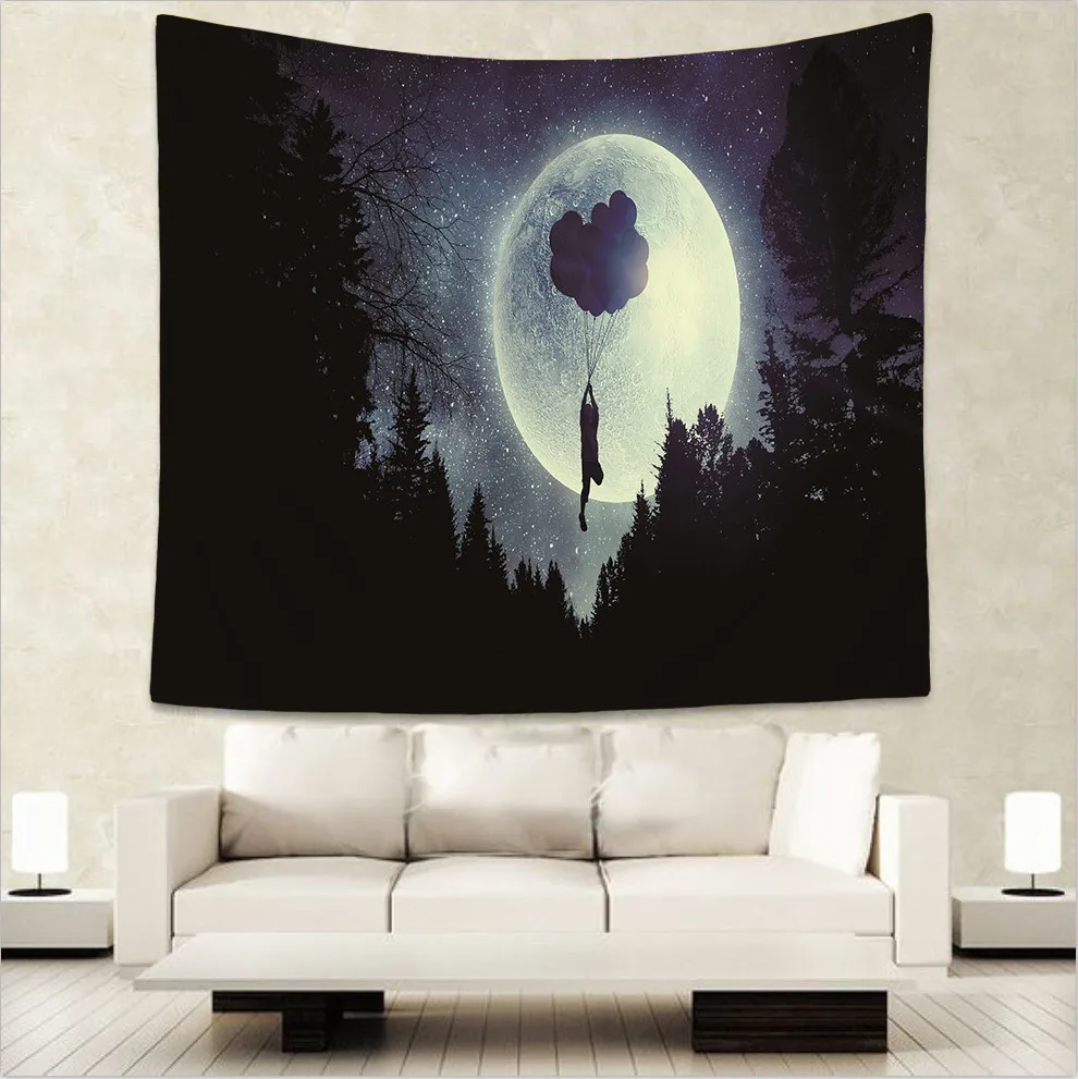 Модный лесной гобелен хиппи настенный Индийский Мандала гобелены пляжные