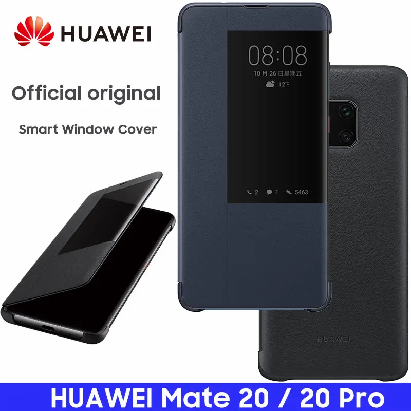 Чехол для HUAWEI MATE 20,, официальный,, Smart View MATE20, зеркальный, с окошком, кожаный, защитный чехол, HUAWEI MATE 20 Pro, чехол