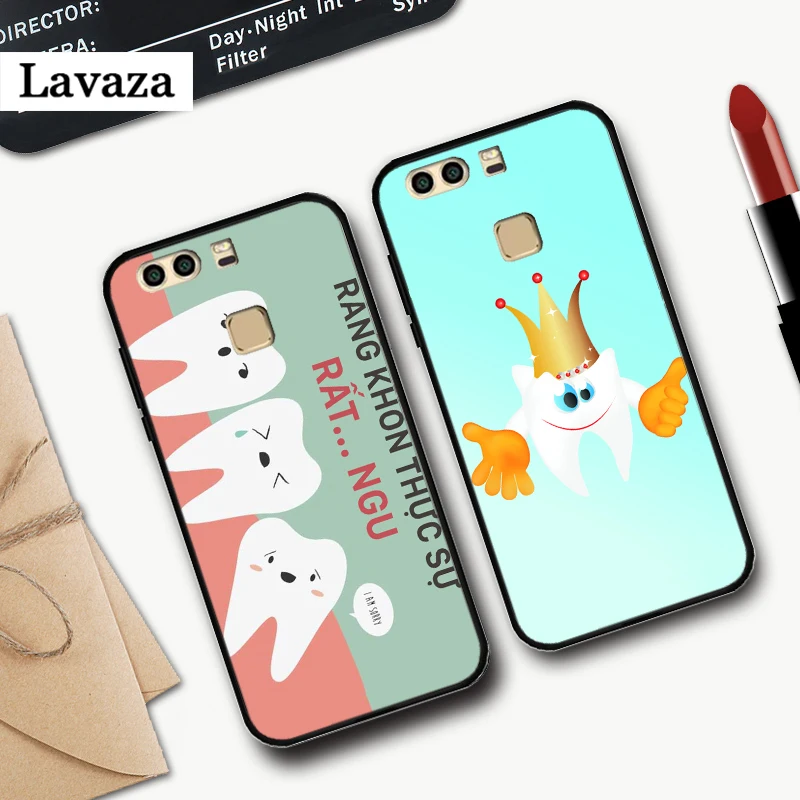 Стоматолог Зубной силиконовый чехол для Huawei P8 Lite 2015 2017 P9 2016 Mimi P10 P20 Pro P Smart Z 2019