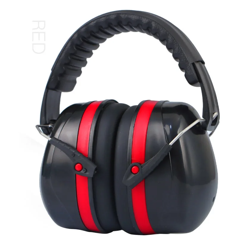 Высокое качество, анти-шум, регулируемая головка, наушник, SNR-35dB, защита для ушей, для работы, учебы, стрельбы по дереву, Защита слуха - Цвет: Красный