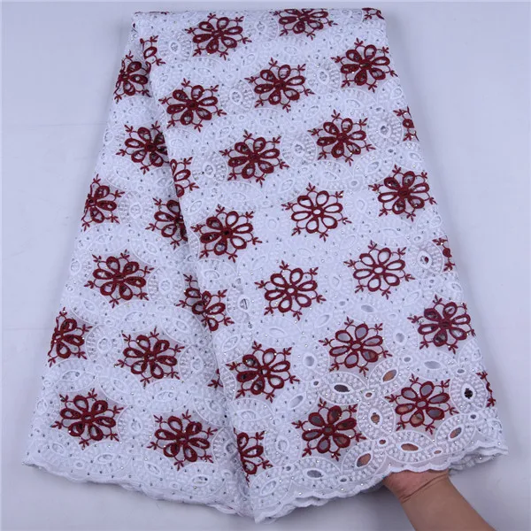 As picture Pure Cotton African Dry Lace Fabric With Stones High Quality Nigerian Lace Fabric Swiss Voile Lace In Switzerland In Party A1654 - Цвет: As picture