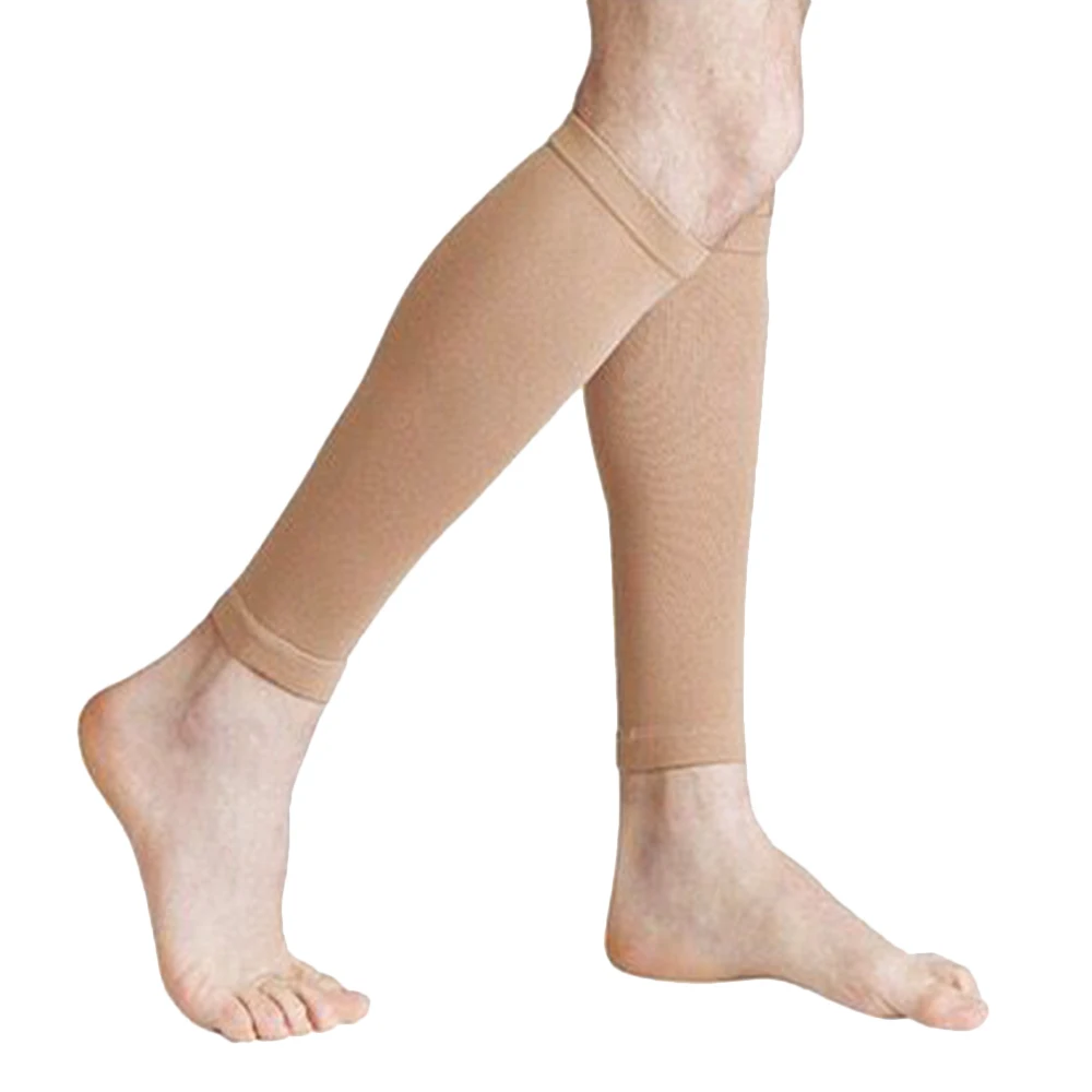 

Fancyteck 1 Pair Unisex Leg Calf Sleeves Men socks Women Varicose Vein Circulation Compression Socks Medical Elastic Stockings