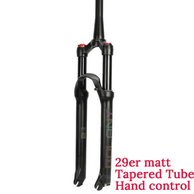 29er Tapered Hand Bolany MTB велосипедная воздушная вилка Supension отскок Регулировка 26/27. 5/29er замок прямой конический горный вилка для велосипеда аксессуары - Цвет: 29er Tapered Hand
