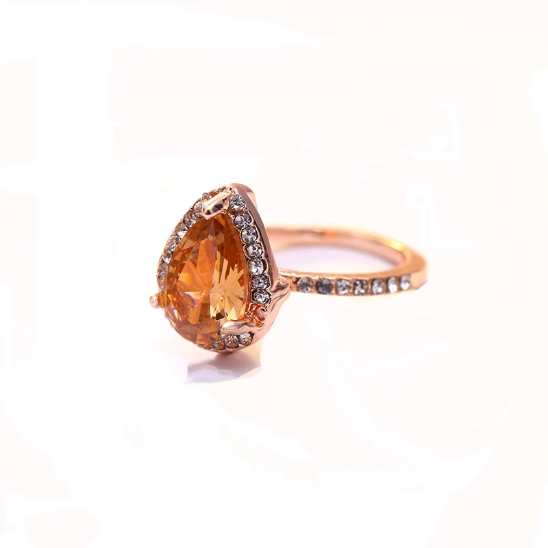 ISHOLEE фотография капли воды для девушек Свадебные винтажные большие камни 585