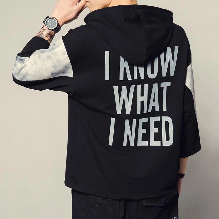 Винтажный оверсайз свитшот для мужчин модные толстовки мужские повседневные