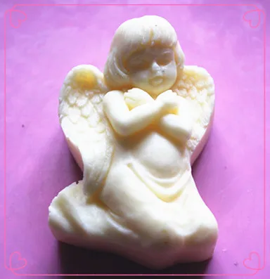 

9.1*7.5*3.7cm Angel shape Silicone cake mold / handmade soap mold / chocolate mold clay craft mould