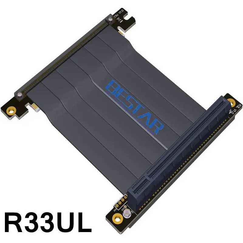 Локоть дизайн Gen3.0 PCI E 16x до 3 0 Riser кабель Express pcie X16 удлинитель правый угол для ITX