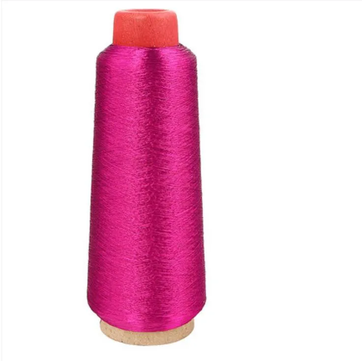 Pink Цветная компьютерная вышивка крестом нить 3200 м швейная нитка прочный оверлок текстильная металлическая нить тканая линия - Цвет: Pink