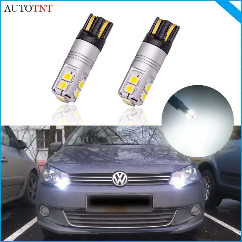 2 шт. T10 W5W 194 168 светодиодный светильник canbus без ошибок для Volkswagen vw Jetta 1 3 4 Wagon MK4 MK5