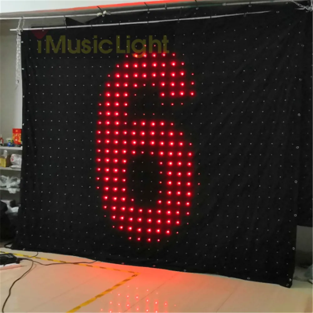 Новая светодиодная завеса для зрелищных мероприятий P10 2,5 M X 3M PC/DMX контроллер сценический гибкий пиксельный экран DJ освещение фон