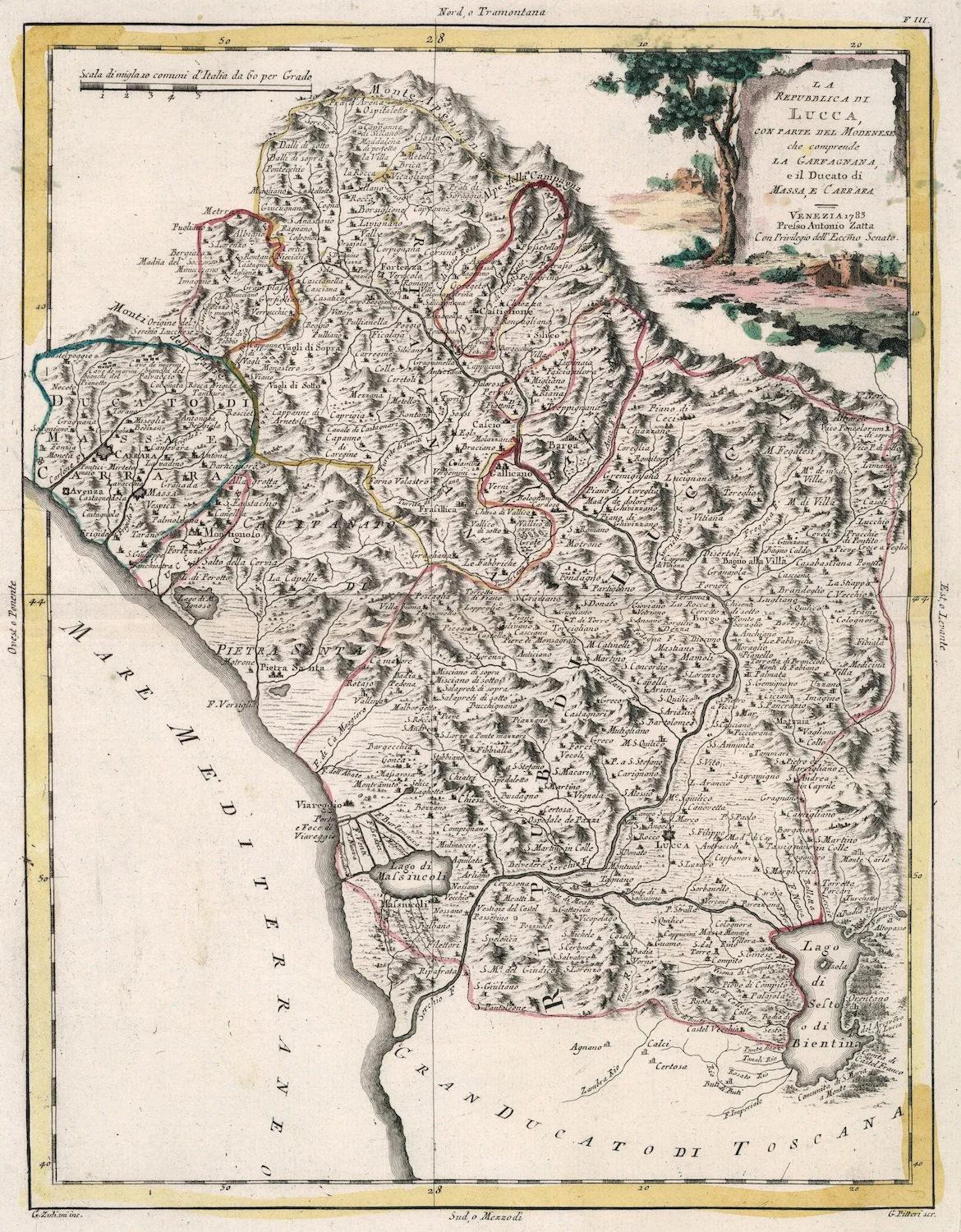 Винтажная карта мира постер Ischia Isola olim aenaria классические холщовые картины