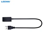 LEEWA USB AUX Удлинительный Кабель-адаптер провод для MITSUBISHI OutlanderASXLancer 2009  далее OEM головное устройство аудио медиа системы