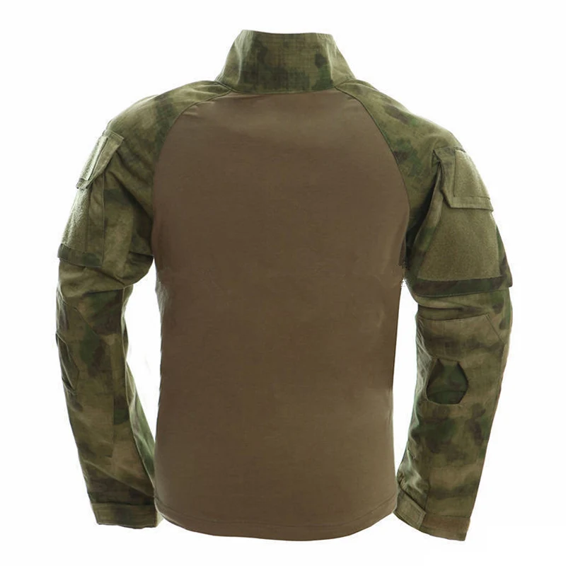 

Tactical Camouflage Military Uniform Clothes Suit Men US Army Frog Clothing Military Combat Shirt + Cargo Pants