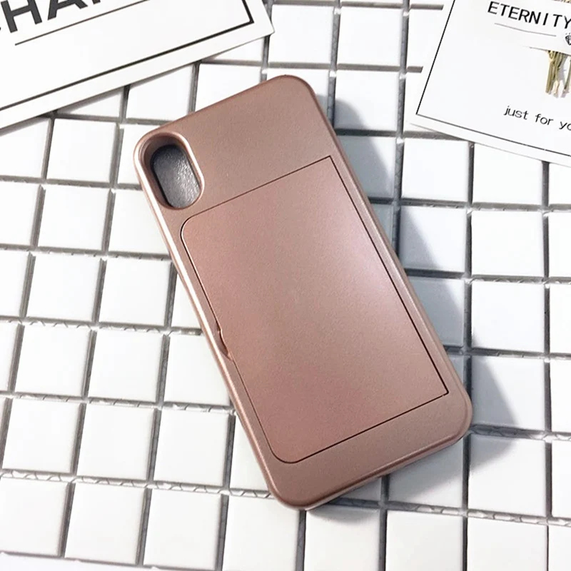 Высококачественный макияж косметика чехол для телефона для iphone 6 6s 7 8 Plus все включено ударопрочный Твердый чехол X XS 8 6 7 6s - Цвет: Rose Gold