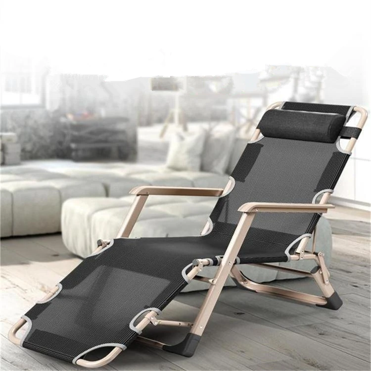 Простой современный складной дышащий сетчатый стул для офиса отдыха лежащая