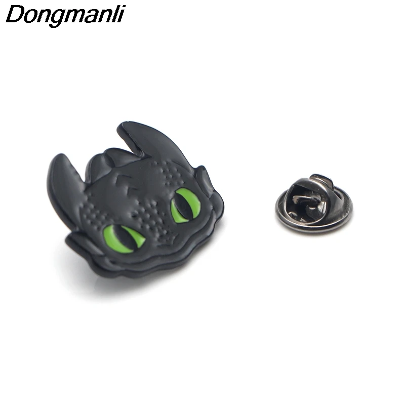 P3581 Dongmanli, Как приручить дракона, металлические эмалированные булавки и броши для моды, нагрудные булавки, рюкзак, сумки, значок, детские подарки