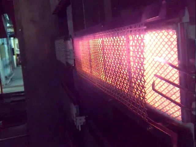 Промышленная чугунная инфракрасная газовая керамическая горелка LPG / NG IR для