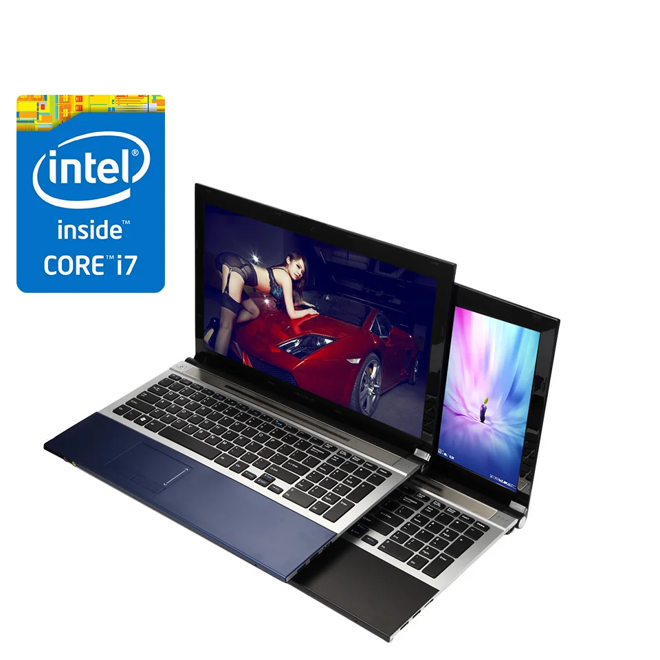 15," Intel Core I7 ноутбук 8 Гб Оперативная память 1 ТБ& 120 ГБ SSD Камера WI-FI Windows 10 игровой ноутбук