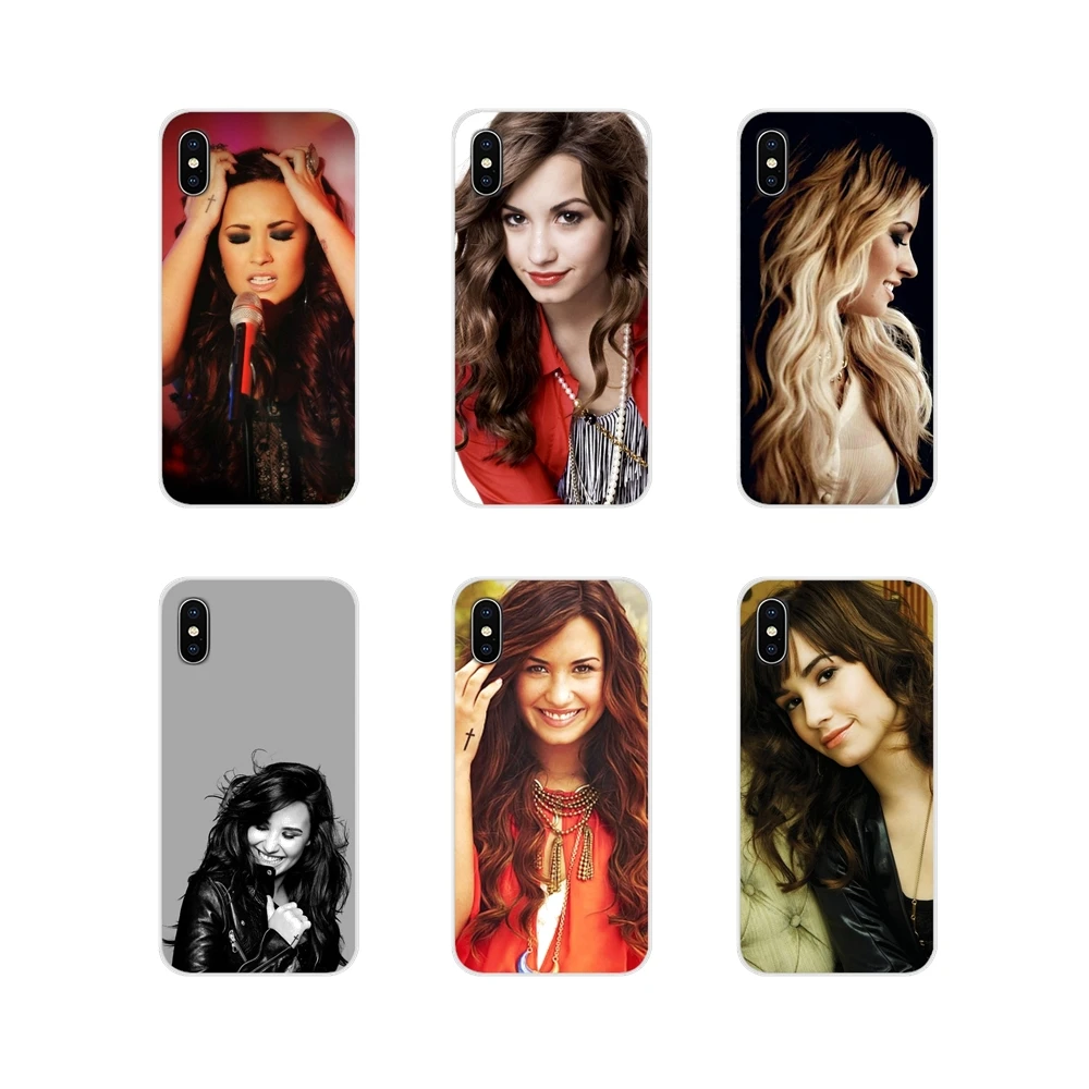 Американский певец Demi Lovato для samsung Galaxy S3 S4 S5 мини S6 S7 край S8 S9 S10 Lite рlus Note 4 5 8 9 Мягкие
