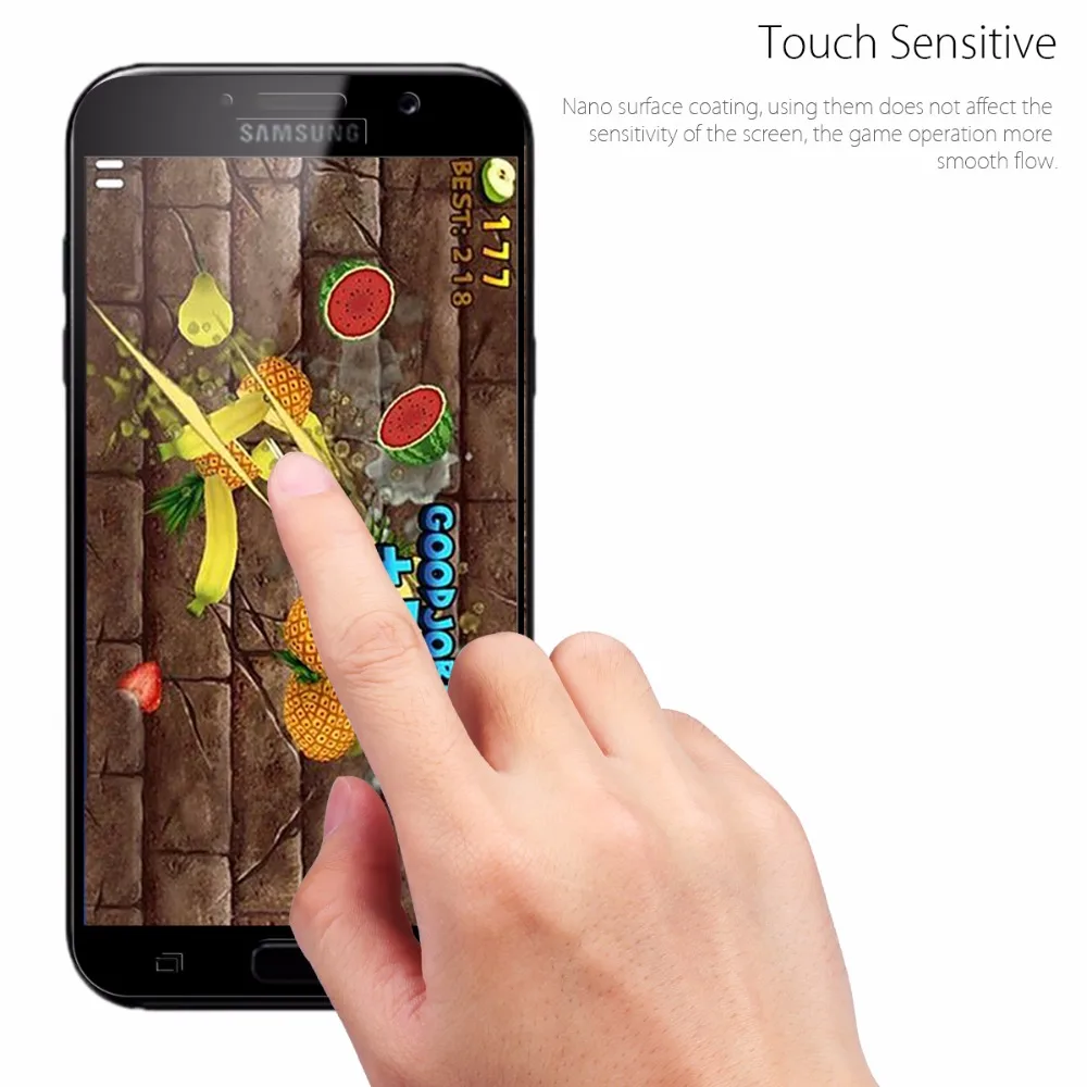 A5 2017 A520 9 H 3D полное покрытие закаленное стекло для Samsung Galaxy A 5 520F 520 2 &quotЗащитная