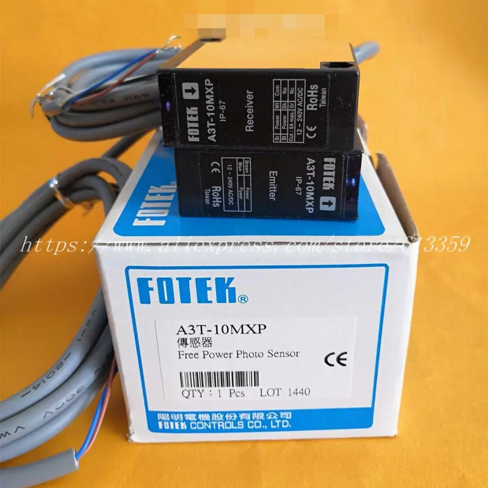 A3T 10MXP фотоэлектрический переключатель fotek сенсор IP67 Новый и оригинальный луч