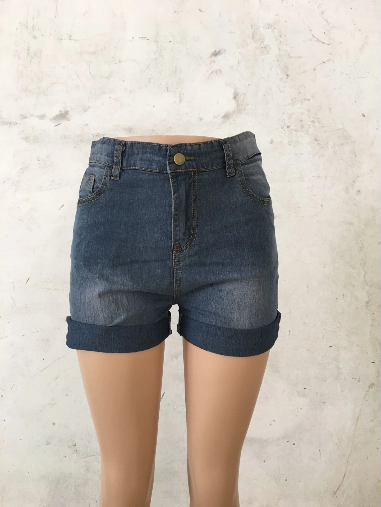 Новые с высокой талией женские джинсовые шорты|Брюки| |