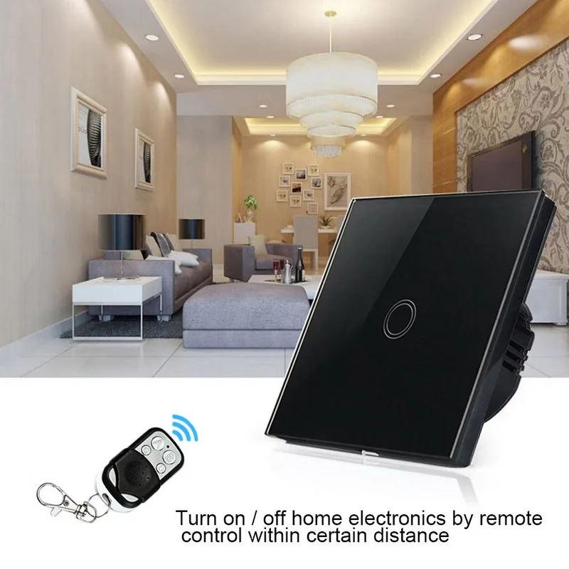 Urijk английская/стандартная Сенсорная панель стеклянный пульт дистанционного