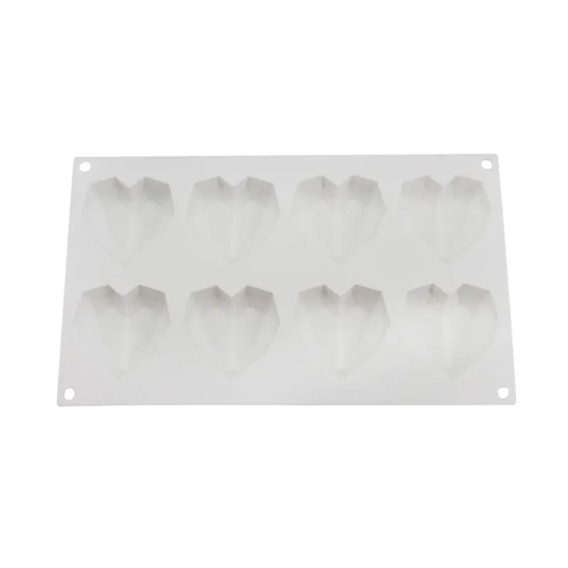 Силиконовые формы с 8 отверстиями инструменты для выпечки в форме алмаза тортов